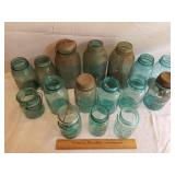 Blue Canning Jars