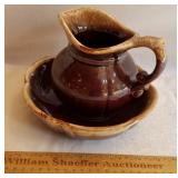 McCory Pitcher & Bowl 6" H