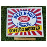 Beech Nut Tobacco Metal Sign 17 & 1/2 x 21 & 1/4"
