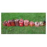 Gas Cans Metal & Plastic 10ct