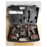 Craftsman 19.2V Cordless Drill, Light, Batteries