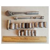 Craftsman 1/2" Ratchet, Extensions & Sockets