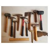 Assorted Hammers 1 Lot