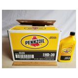 Pennzoil  SAE HD 30 Motor Oil 10 Quarts