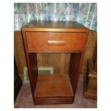 Wooden Night Stand 10 & 3/4 x 14 x 23 & 1/2"