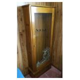 Gun Cabinet 10 & 1/2 x 23 & 1/2 x 60 & 3/4"