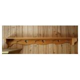 Wooden Shelf 54" L