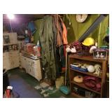 Corner, Table & Shelf Lot - Stove Not Included