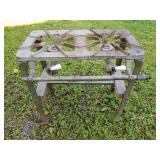 Cast Iron 2 Burner Stove 20" H