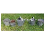 Galvanized Buckets & Watering Cans