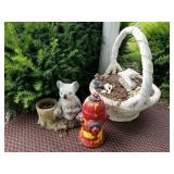 Cement Planters & Fire Hydrant