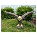 Cement Eagel Statue 24" H x 46" W