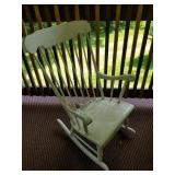Wooden Rocking Chair 40" H