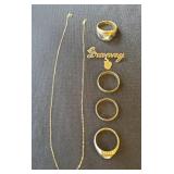 Gold Filled & Plated Jewelry 1 Lot