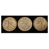 1917 1936 1938 Walking Liberty Silver Half Dollar