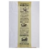 Vintage Circus Poster June & Co 6 & 3/4 x 23"