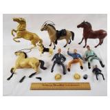 Western Toys & Horses - Some Damage