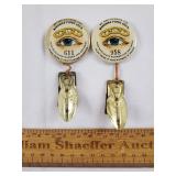 Odd Fellows Game Pins w/ Clickers