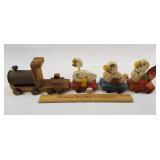 Vintage Wooden Toy Train