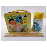 1979 Sesame Street Lunch Box w/ Thermos Aladdin