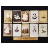 Antique Cabinet Photographs 26ct