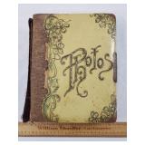 Antique Photo Album w/ 24 Cabinet Photos