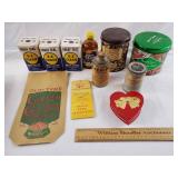 Tins, Cleaning Supplies and Vintage 1 Lot