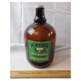 Vintage Kecks 1 Gallon Water Jug Kecksburg Pa