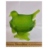 Westmoreland Glass Bird on a Nest 6" H