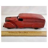 Vintage Pressed Steel Delivery Toy Truck 11" L