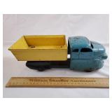Vintage Pressed Steel Toy Dump Truck 12" L