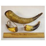 Vintage Powder Horns