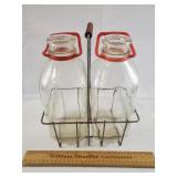 Milk Bottles w/ Carrier