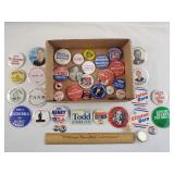 Political Buttons & Advertising