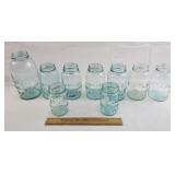 Vintage Blue Canning Jars