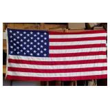 Cloth American Flag 53 x 108"