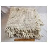 Crocheted Blanket 80 x 92"
