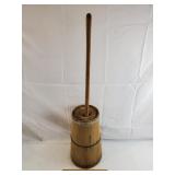 Wooden Butter Churn 38" H Including Handle