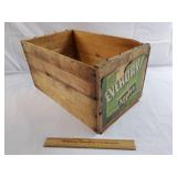 Vintage Wooden Apple Crate 20" L