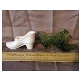 Fenton & Westmoreland Glass Shoes