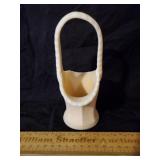 Westmoreland Satin Glass Basket 7" H