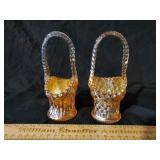 Glass Baskets 6" H