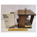 Cassette Tapes w/ Holder & Recorder