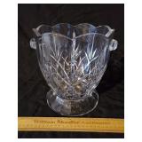 Glass Ice Bucket 9" H