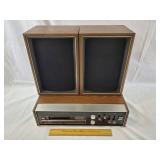 Vintage GE 8 Track Player & Radio - Works