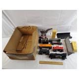 Vintage Marx toy Train & Accessories w/ Box