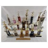 Vintage Bowling & Golf Trophies