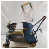 Vintage Metal Childs Stroller