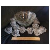 Punch Bowl & Cups