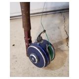 Fiberglass Fly Fishing Rod w/ Reel 8ft